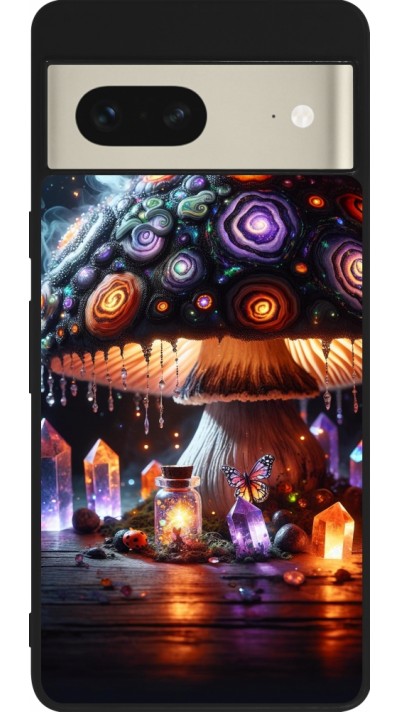 Coque Google Pixel 7 - Silicone rigide noir Halloween Potion Magic