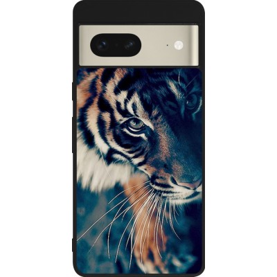 Coque Google Pixel 7 - Silicone rigide noir Incredible Lion