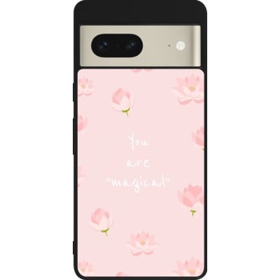 Coque Google Pixel 7 - Silicone rigide noir Mom 2023 your are magical