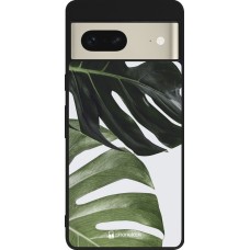 Coque Google Pixel 7 - Silicone rigide noir Monstera Plant