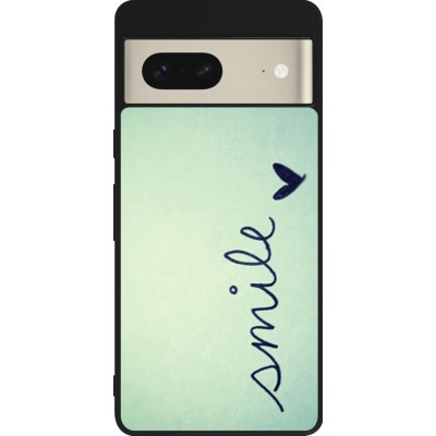 Coque Google Pixel 7 - Silicone rigide noir Smile