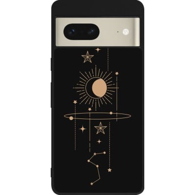 Coque Google Pixel 7 - Silicone rigide noir Spring 23 astro