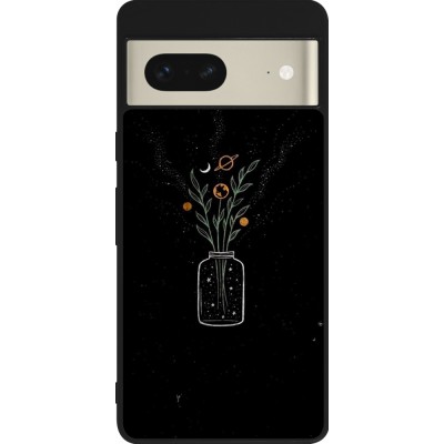 Coque Google Pixel 7 - Silicone rigide noir Vase black