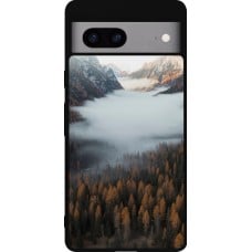 Coque Google Pixel 7a - Silicone rigide noir Autumn 22 forest lanscape