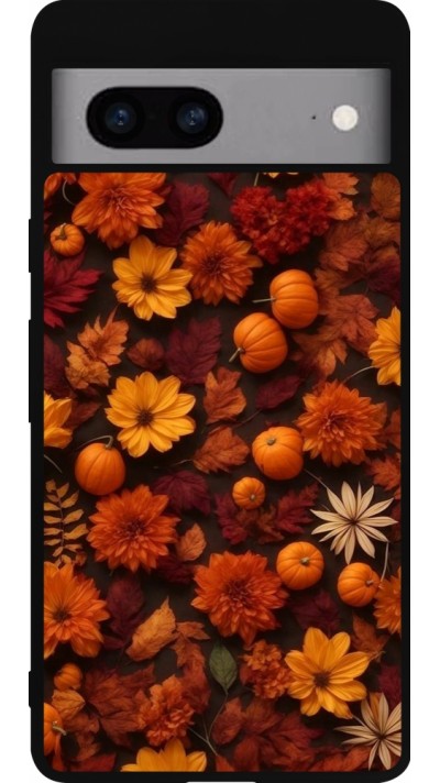 Coque Google Pixel 7a - Silicone rigide noir Autumn 2024 potpourri