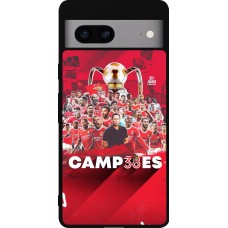 Google Pixel 7a Case Hülle - Silikon schwarz Benfica Campeoes 2023