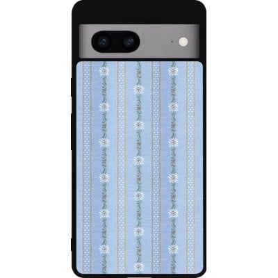 Coque Google Pixel 7a - Silicone rigide noir Edelweiss