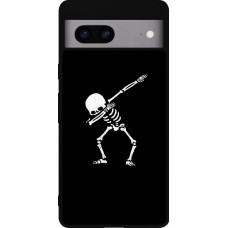 Coque Google Pixel 7a - Silicone rigide noir Halloween 19 09