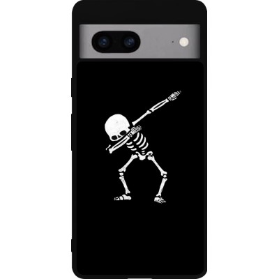 Coque Google Pixel 7a - Silicone rigide noir Halloween 19 09