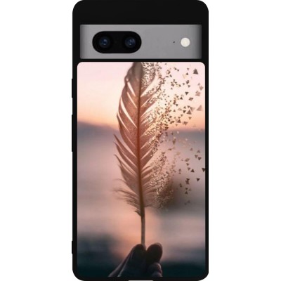 Coque Google Pixel 7a - Silicone rigide noir Hello September 11 19