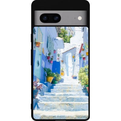 Coque Google Pixel 7a - Silicone rigide noir Summer 2021 18