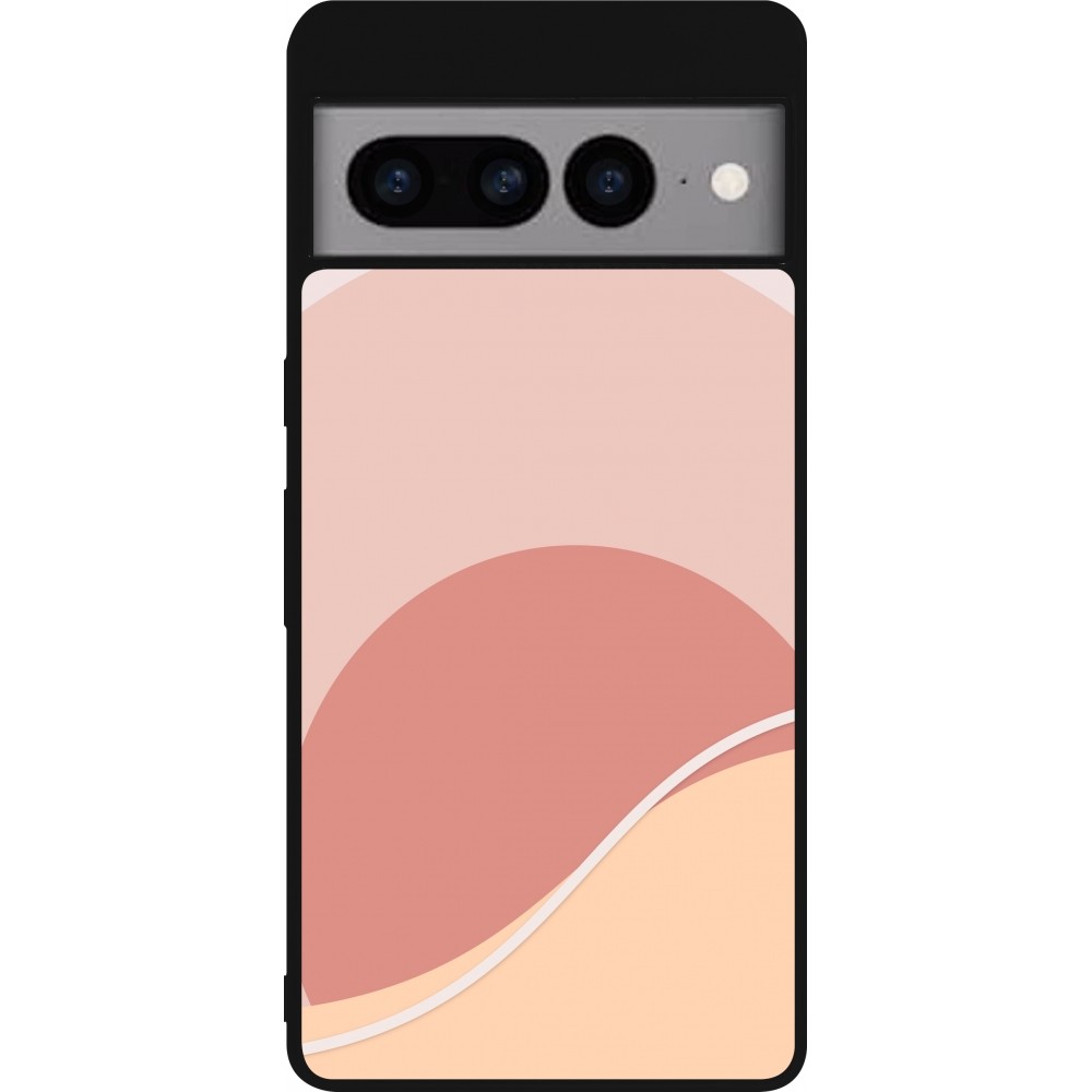 Coque Google Pixel 7 Pro - Silicone rigide noir Autumn 22 abstract sunrise