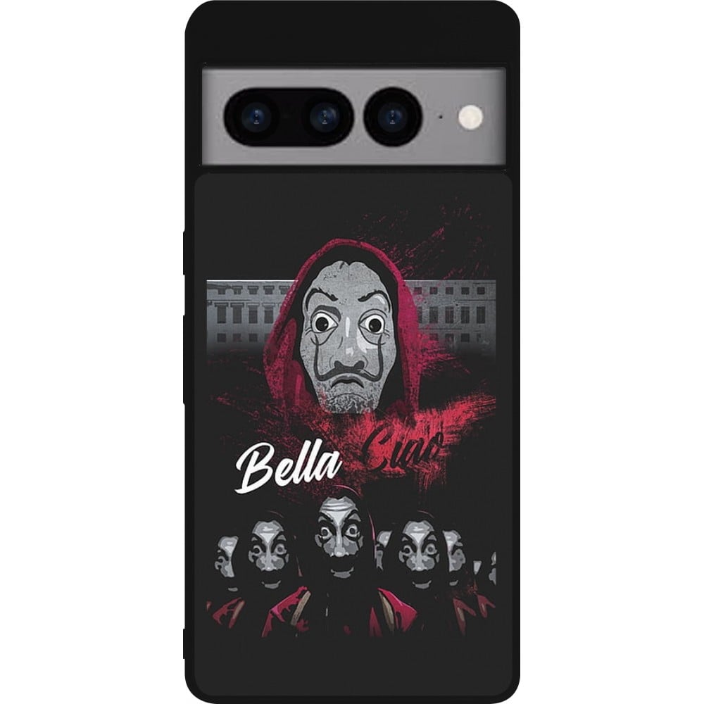 Coque Google Pixel 7 Pro - Silicone rigide noir Bella Ciao