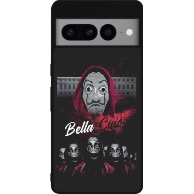 Coque Google Pixel 7 Pro - Silicone rigide noir Bella Ciao