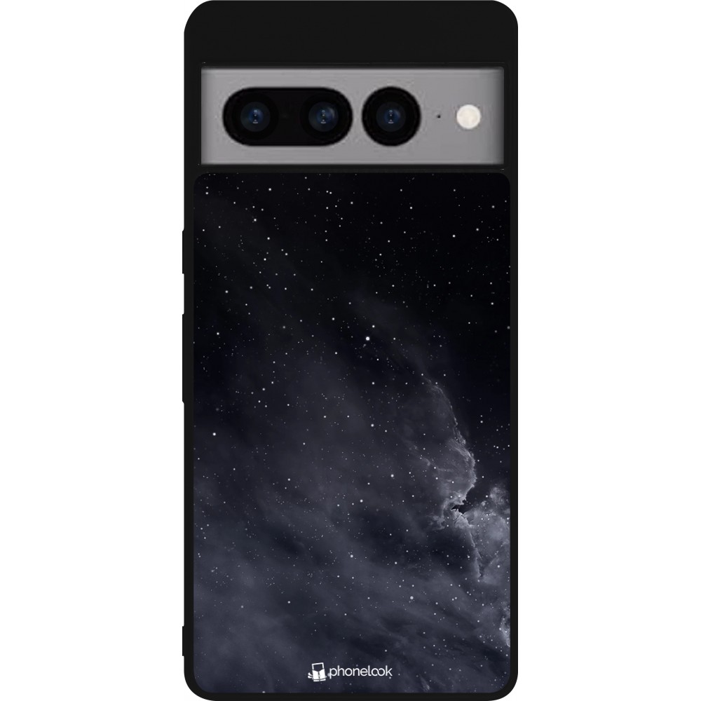 Coque Google Pixel 7 Pro - Silicone rigide noir Black Sky Clouds