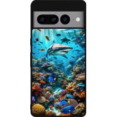 Coque Google Pixel 7 Pro - Silicone rigide noir Bora Bora Mer et Merveilles