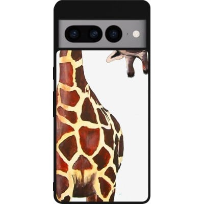 Coque Google Pixel 7 Pro - Silicone rigide noir Giraffe Fit