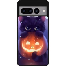 Coque Google Pixel 7 Pro - Silicone rigide noir Halloween 17 15