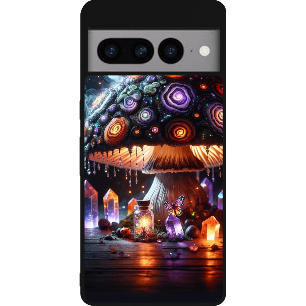 Coque Google Pixel 7 Pro - Silicone rigide noir Halloween Potion Magic