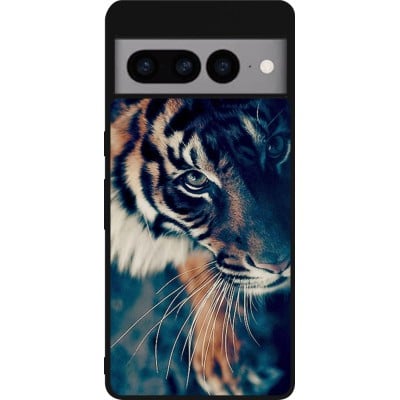 Coque Google Pixel 7 Pro - Silicone rigide noir Incredible Lion