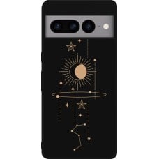 Coque Google Pixel 7 Pro - Silicone rigide noir Spring 23 astro