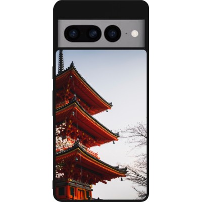 Coque Google Pixel 7 Pro - Silicone rigide noir Spring 23 Japan