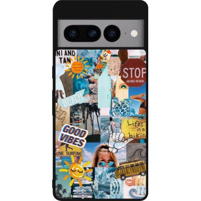 Coque Google Pixel 7 Pro - Silicone rigide noir Summer 2021 15