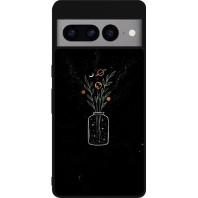 Coque Google Pixel 7 Pro - Silicone rigide noir Vase black