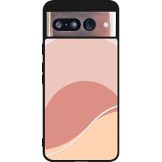 Coque Google Pixel 8 - Silicone rigide noir Autumn 22 abstract sunrise