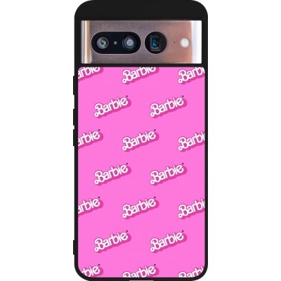 Coque Google Pixel 8 - Silicone rigide noir Barbie Pattern