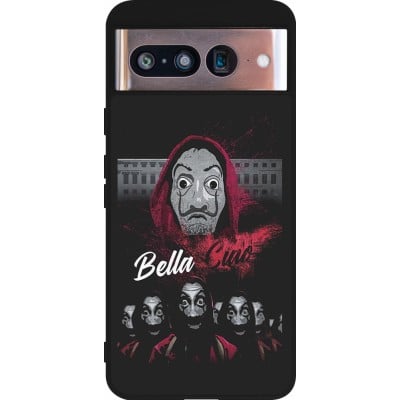 Coque Google Pixel 8 - Silicone rigide noir Bella Ciao