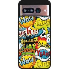 Coque Google Pixel 8 - Silicone rigide noir Cartoons slogans