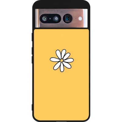 Coque Google Pixel 8 - Silicone rigide noir Easter 2023 daisy