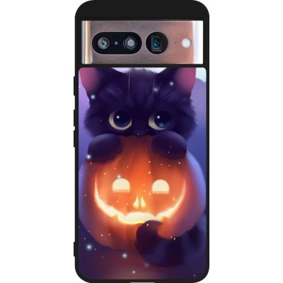 Coque Google Pixel 8 - Silicone rigide noir Halloween 17 15