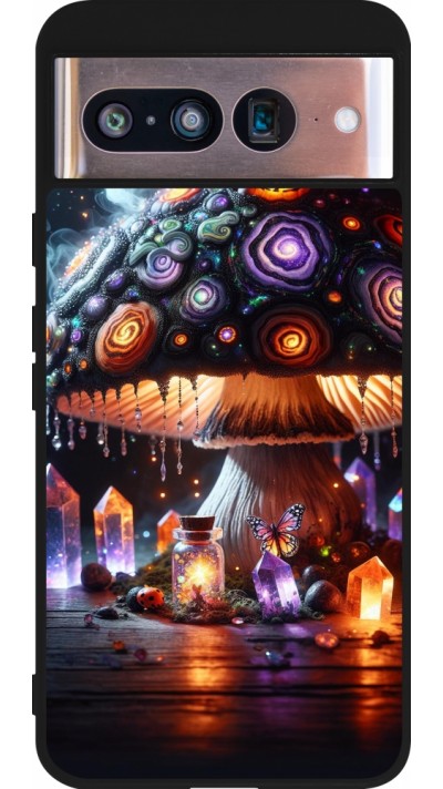 Coque Google Pixel 8 - Silicone rigide noir Halloween Potion Magic