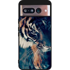 Coque Google Pixel 8 - Silicone rigide noir Incredible Lion