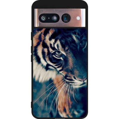 Coque Google Pixel 8 - Silicone rigide noir Incredible Lion