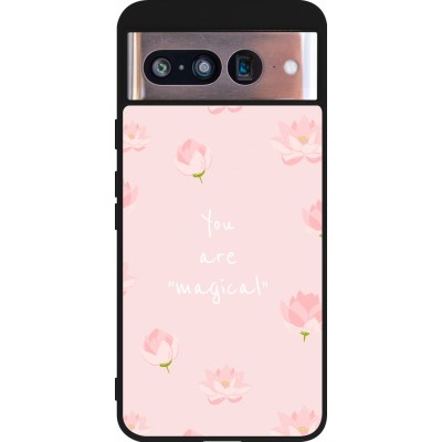 Coque Google Pixel 8 - Silicone rigide noir Mom 2023 your are magical