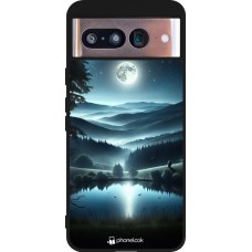 Coque Google Pixel 8 - Silicone rigide noir Night Sky View