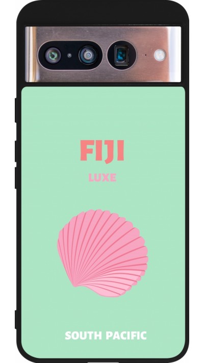 Coque Google Pixel 8 - Silicone rigide noir Pop Summer Destination Fiji