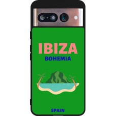 Coque Google Pixel 8 - Silicone rigide noir Pop Summer Destination Ibiza