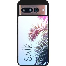 Coque Google Pixel 8 - Silicone rigide noir Smile 05