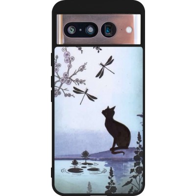 Coque Google Pixel 8 - Silicone rigide noir Spring 19 12