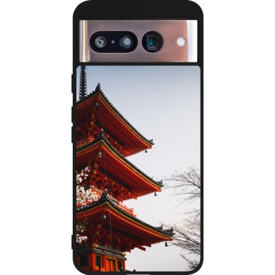 Coque Google Pixel 8 - Silicone rigide noir Spring 23 Japan