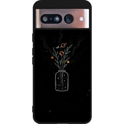 Coque Google Pixel 8 - Silicone rigide noir Vase black