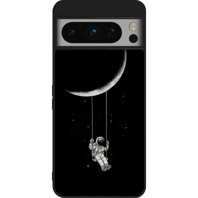 Coque Google Pixel 8 Pro - Silicone rigide noir Astro balançoire