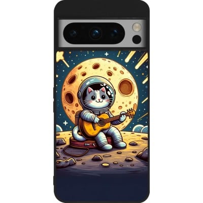 Coque Google Pixel 8 Pro - Silicone rigide noir AstroCat RockLune