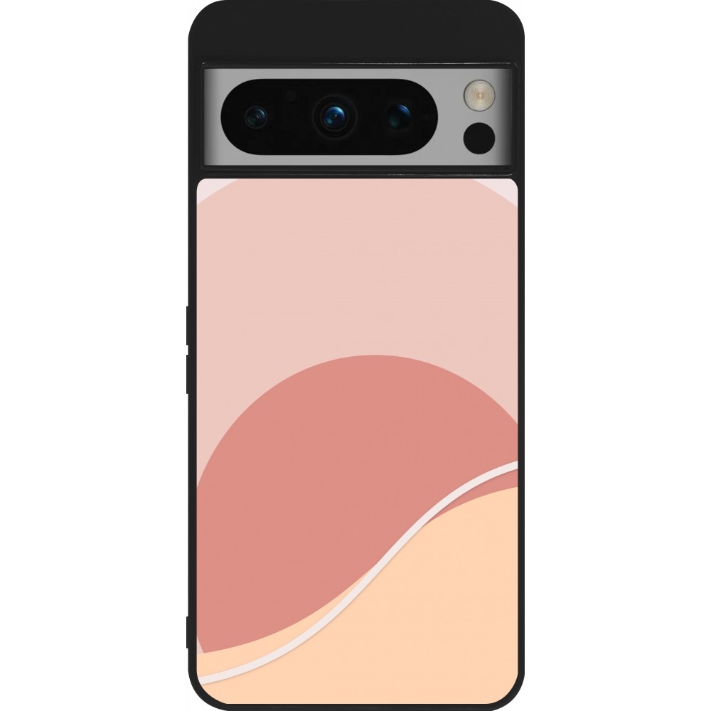 Coque Google Pixel 8 Pro - Silicone rigide noir Autumn 22 abstract sunrise