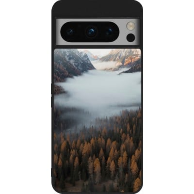 Coque Google Pixel 8 Pro - Silicone rigide noir Autumn 22 forest lanscape