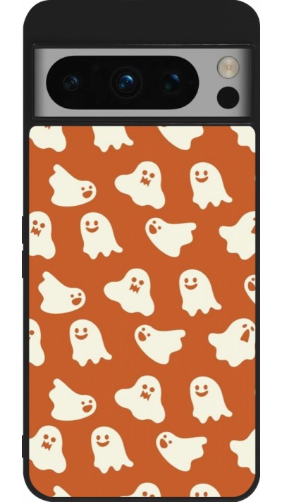 Coque Google Pixel 8 Pro - Silicone rigide noir Autumn 2024 mini ghosts